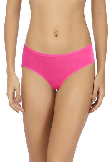 Comfy Snazzy Way Beauty Organic Plus Size Pure Magenta Cotton Panties(Pkt of 2)