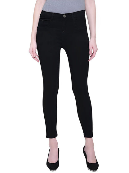 Black Slim Fit Stretchable Jeans