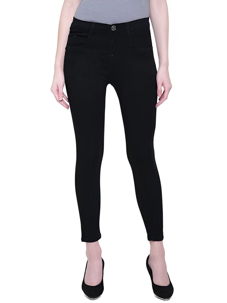 Black Slim Fit Stretchable Jeans