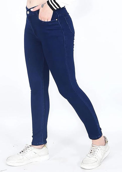 Dark Blue Slim Fit Stretchable Jeans