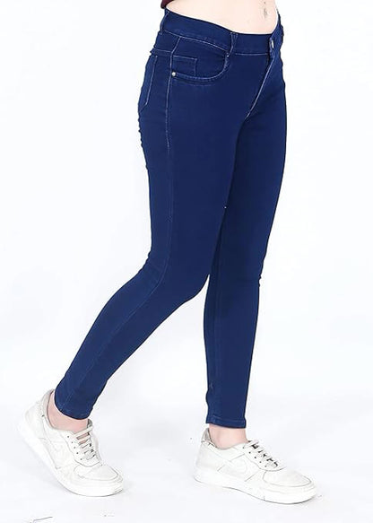 Dark Blue Slim Fit Stretchable Jeans