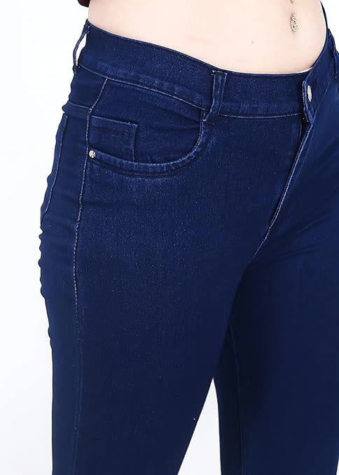 Dark Blue Slim Fit Stretchable Jeans