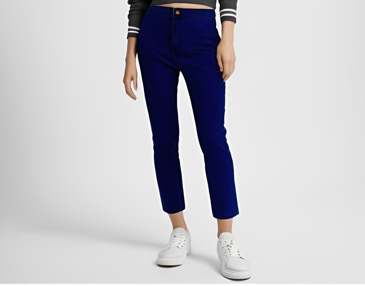 Dark Blue Straight Fit Jeans