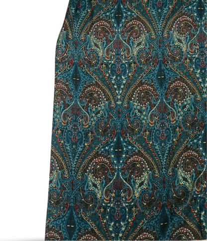 Printed Rayon Blue Kurta