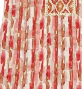 Printed Pink Cotton Kurta