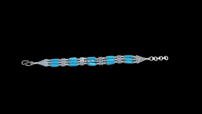 Natural Turquoise Tibetan Blue stone bracelet