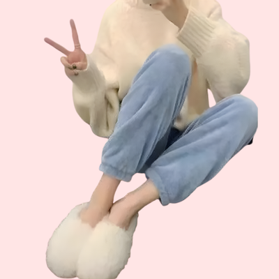 Ladies Wool Stretchable Pajama (Pack of 2)