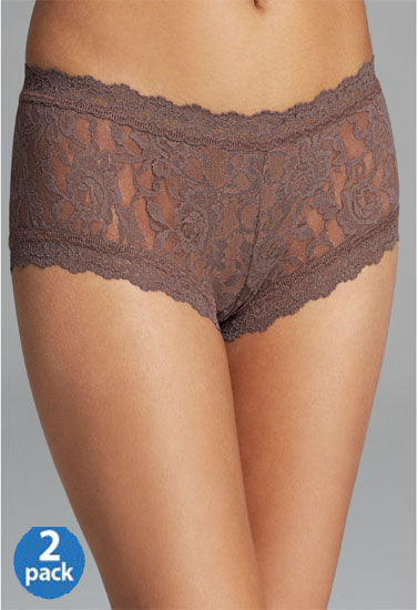 Sensual Brown Lace 2 Piece Panties