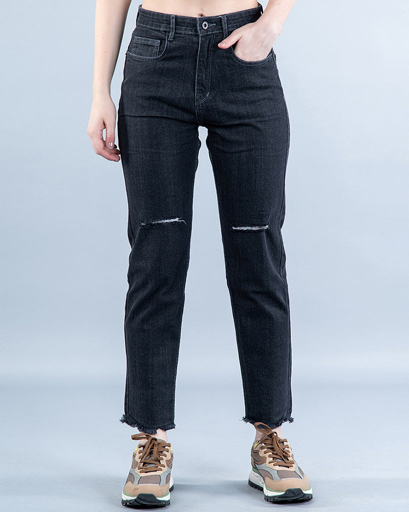 Women's Black Baggy Fit Jeans